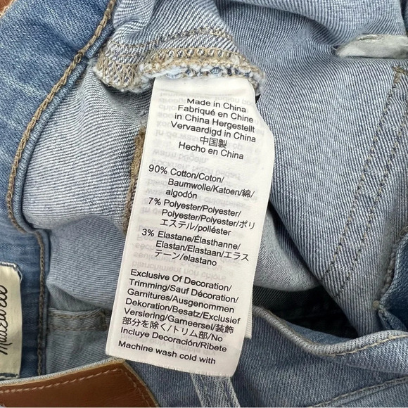 Madewell Cali Demi Boot Cut Flare Jeans High Rise Light Wash Button Fly Size 24 - Picture 5 of 6